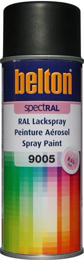 Kwasny Belton Spectral-Lackspray 400 ml RAL 9005 tiefschwarz matt